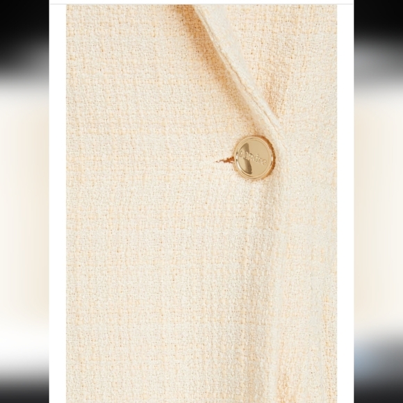 10. NWT SANDRO ALIZE DOUBLE BREASTED TWEED MINI DRESS SIZE FR 34 / US 2 - Picture 4 of 9